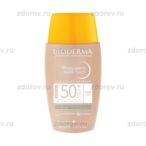 БИОДЕРМА Фотодерм флюид с тоном SPF50+ (светлый)