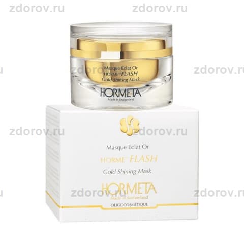 Hormeta Horme Flash ОрмеФЛЭШ Маска для лица Золотое Сияние 1 шт