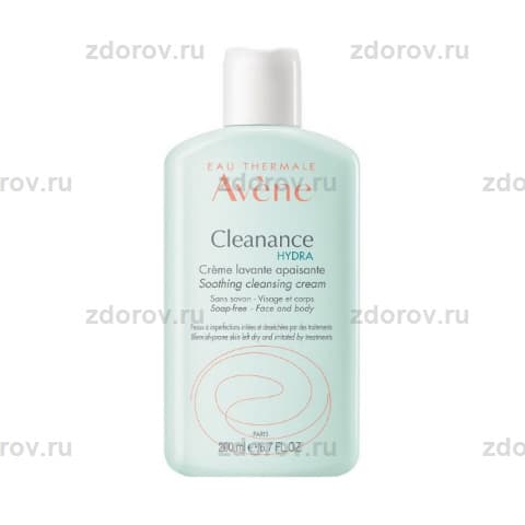 Авен (Avene) Клинанс гидра крем очищ. смягч. д/пробл. кожи