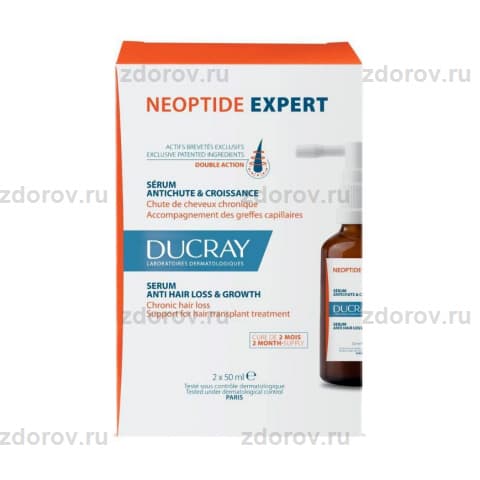 Дюкрэ (Ducray) Неоптид Эксперт сыворотка укрепл. д/плотности волос фл. №2