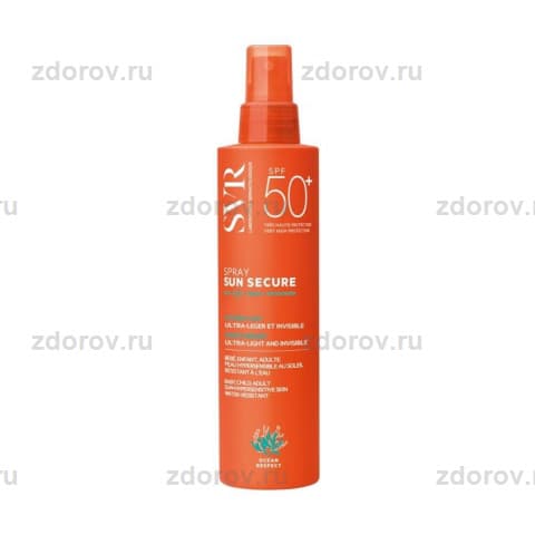 СВР/SVR Безопасное солнце спрей увлажн. SPF50+