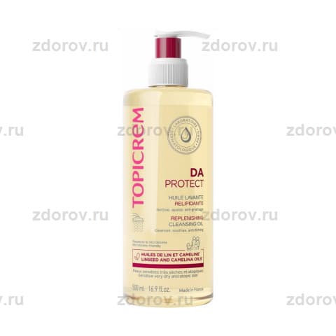 Топикрем DA Protect масло фл. очищ. липидовосстанавливающее