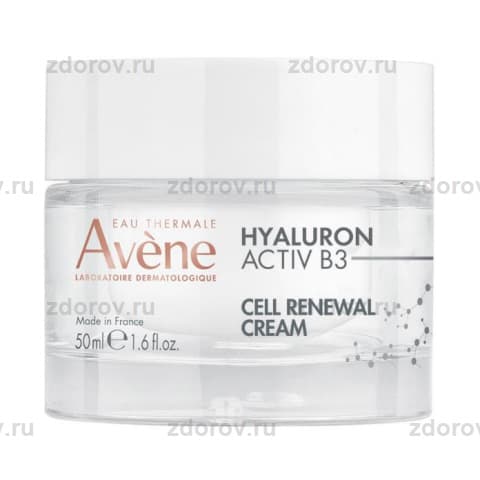 Авен (Avene) Гиалурон Актив B3 аква-гель банка. дневной регенер. 2в1