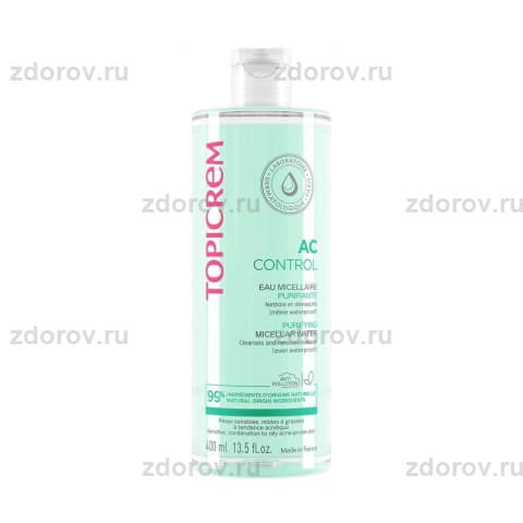 Топикрем AC Control вода вода мицеллярная очищающая