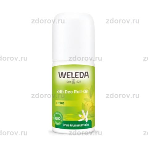 Веледа (Weleda) дезодорант цитрусовый 24ч Roll-On
