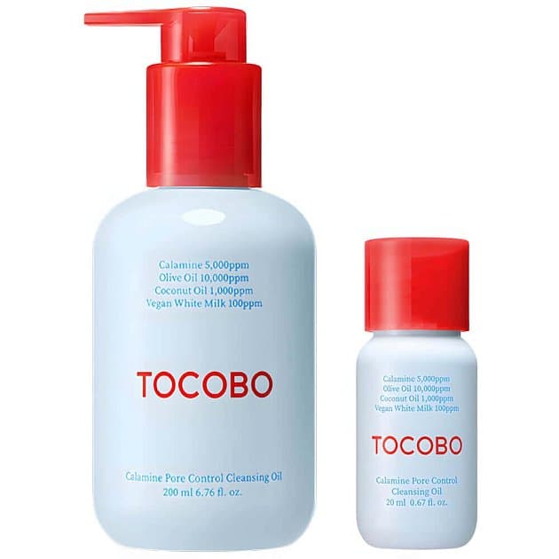 Гидрофильное масло для проблемной кожи с каламином Tocobo Calamine Pore Control Cleansing Oil