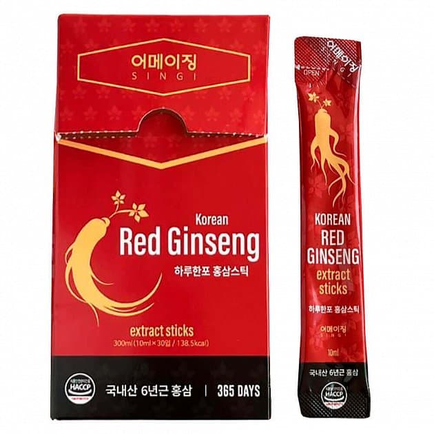 Сироп с красным женьшенем и растительными экстрактами Singi 6 Year Old Korean Red Ginseng