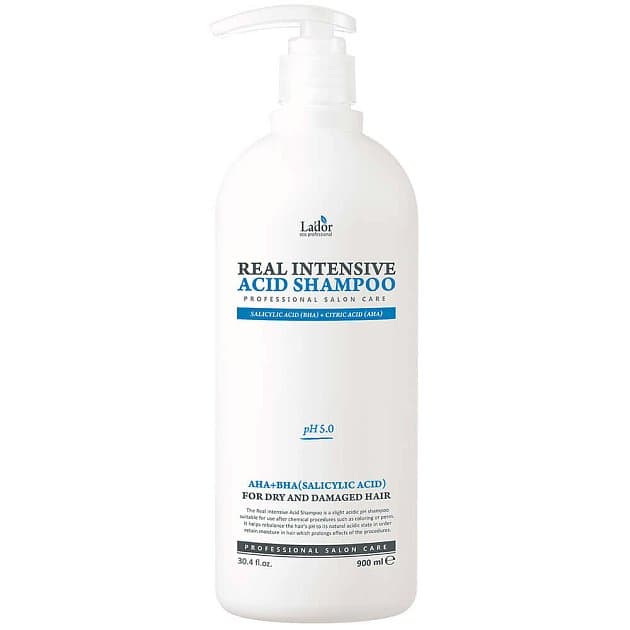 Интенсивный кислотный шампунь для сухих и повреждённых волос Lador Real Intensive Acid Shampoo