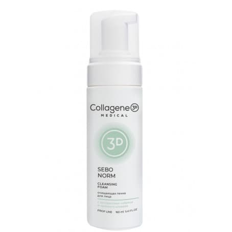 Collagene 3D Medical Очищающая пенка для жирной кожи SEBO NORM PROF