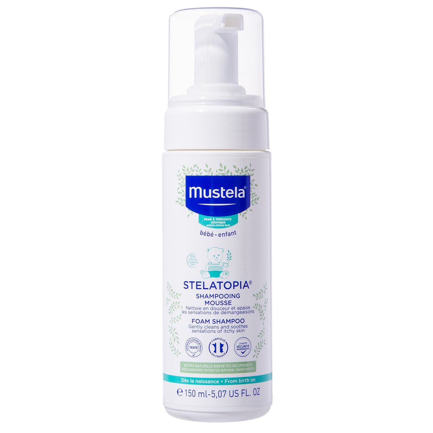 Мустела Шампунь-мусс, (Mustela, Stelatopia)